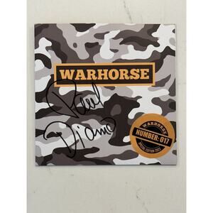 Paul Di'anno 2022 Special Numbered and Signed CD Warhorse (ex Iron Maiden) #17